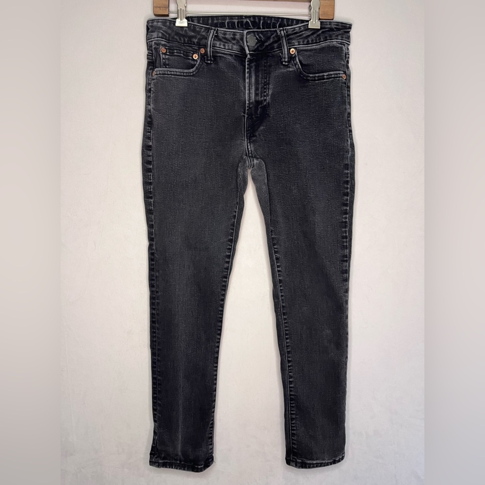 American Eagle 24/7 Airflex Men’s Athletic Skinny Jeans Black Denim Size 32x30